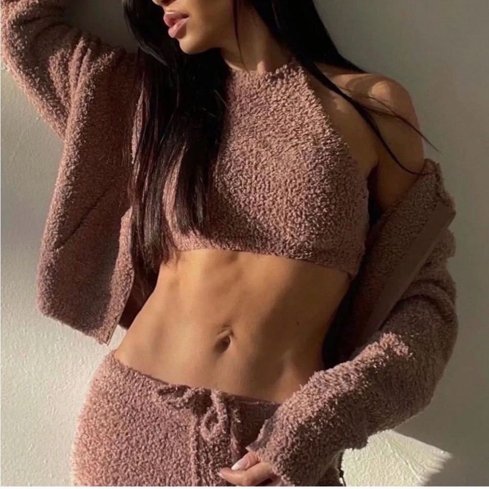 Cozy Textured Halter Top